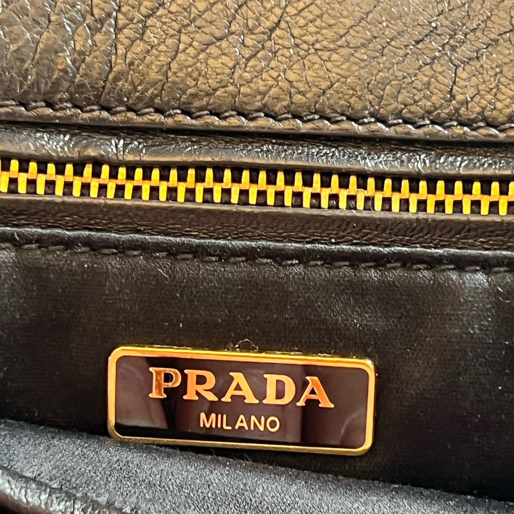PRADA Pattina Tessuto Lurex Bag with Chain - Picture 4 of 17